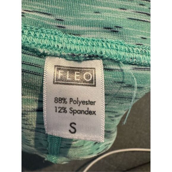 Fleo 'Mint' Athletic Original Shorts in Heathered green Size Small - Picture 4 of 6